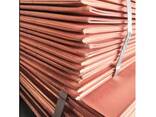High quality copper cathode 99.99 % pure copper sheet supplier - фото 7