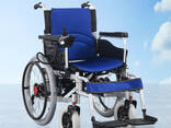 Lithium battery Lightweight Folding Portable Handicapped Electric Wheelchair - photo 1