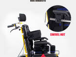 Medical Manual Wheelchairs for Cerebral Palsy Children Adjustable Headrest Lightweigh - photo 8