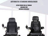 Rehabilitation equipment stand up wheelchair power electric folding electric wheelchair - photo 10