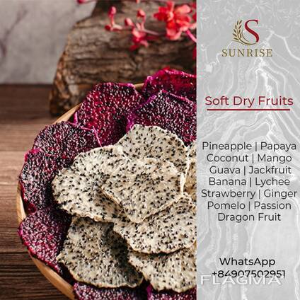 Soft Dry Tropical Fruits from Vietnam